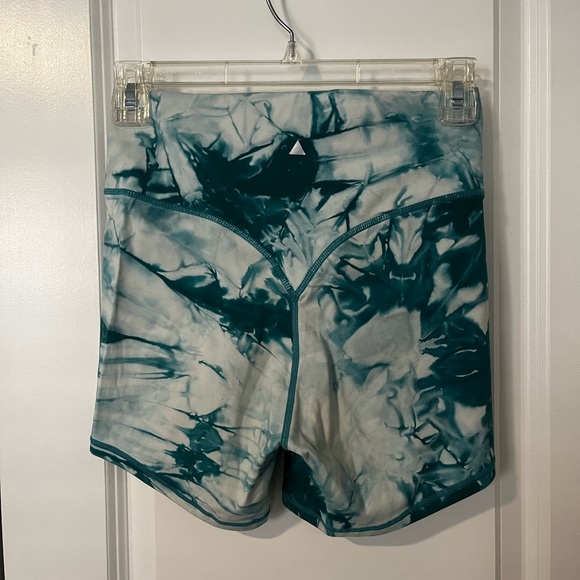 Spandex Shorts, Small, blue and white - Picture 2 of 2